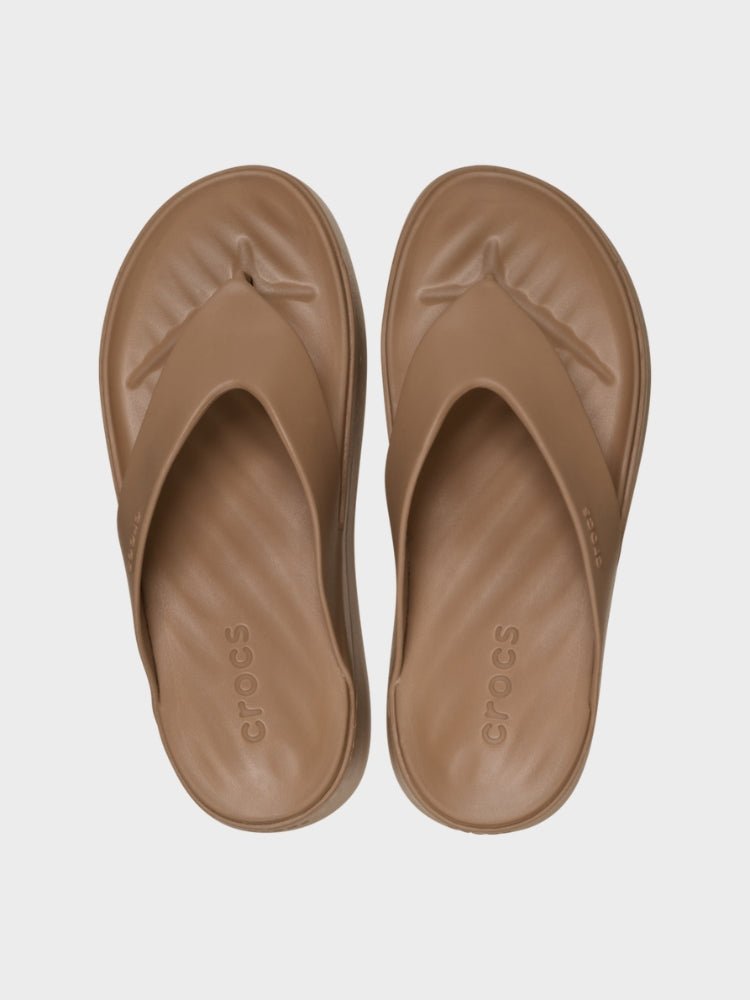 CROCS Getaway Platform Flip Crocs - Voksen - Milk Chocolate