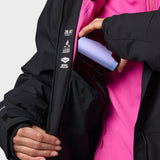 Puffy Isoleret Parka Skijakke - Dame - Black