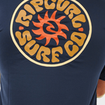 Rip Curl Pacific Rinse Surflite UPF S/S UV trøjer - Herre - Dark Navy