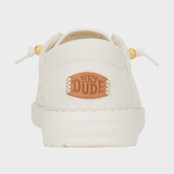 Hey Dude Wendy Crochet Lace - Dame - White Gold