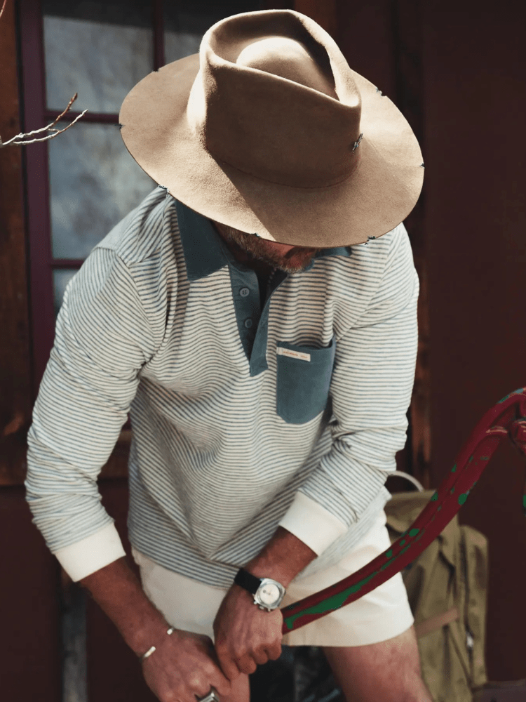 Chukka Sweater - Herre - Stormy Blue - Gumpel & Co