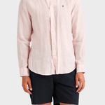 Morris Douglas Linen Shirt-Classic Fit - Lt Pink