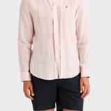 Morris Douglas Linen Shirt-Classic Fit - Lt Pink