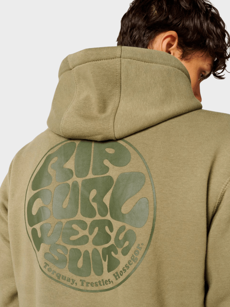 Rip Curl Wetsuit Icon Hood Hoodie - Herre - Surplus Green