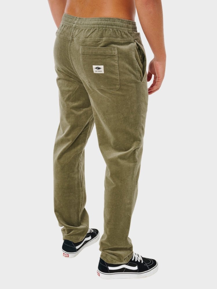 Classic Surf Cord Beach Bukser - Herre - Surplus Green - Gumpel & Co