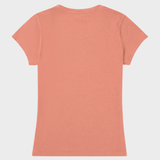 Linen Tee - Dame - Terra Red - Gumpel & Co