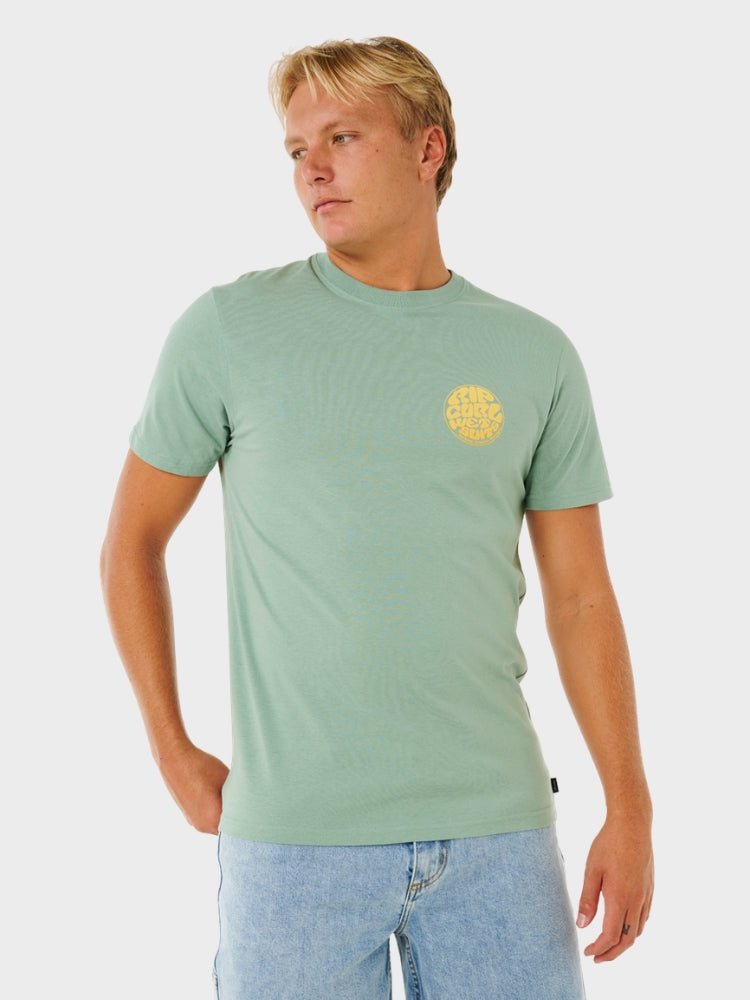 Rip Curl Wettie Passage Icon T shirt - Herre - Aloe