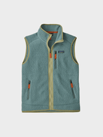 Retro Pile Vest - Herre - Blue Sage