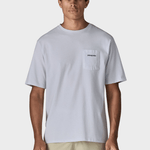 Patagonia Responsibili Tshirt - Herre - Boardshort Logo / Hvid