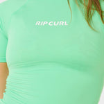 Rip Curl Molokai Ss Solid UPF UV trøjer - Dame - Green