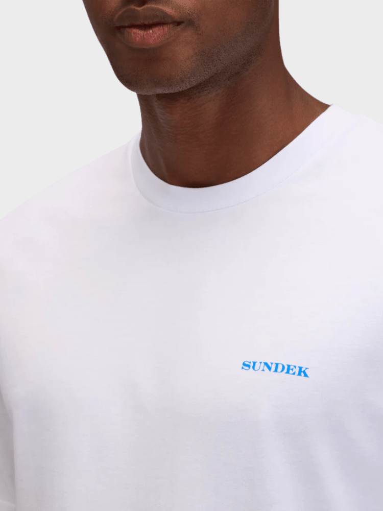 Sundek Follow The Sun Tshirt - Herre - White
