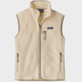 Retro Pile Vest - Dame - Natural