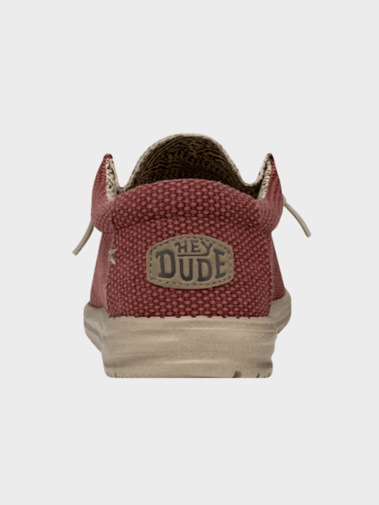 Hey Dude Wally Braided - Herre - Pompeian Red