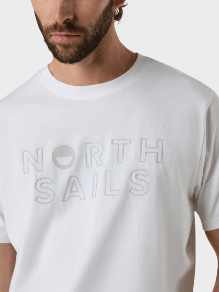 NORTH SAILS T-shirt med grafisk print - Herre - White