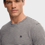 Classic Essential Stripe T-shirt - Herre - Prep Navy Stripe - Gumpel & Co