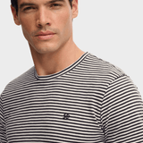 Classic Essential Stripe T-shirt - Herre - Prep Navy Stripe - Gumpel & Co