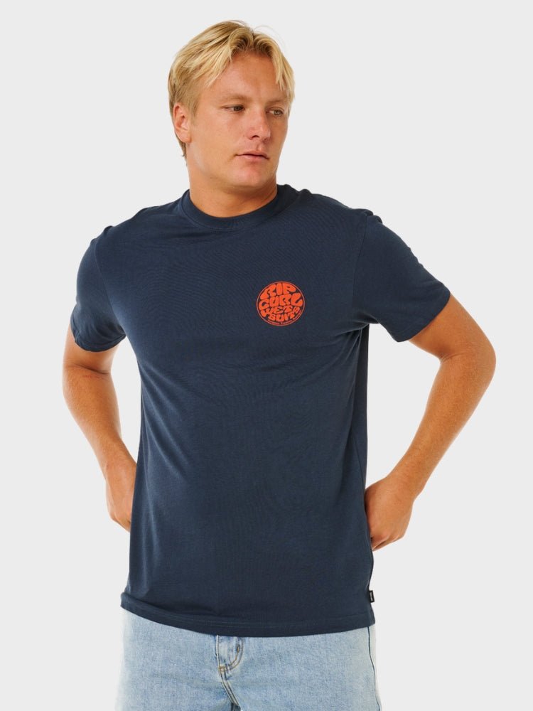 Rip Curl Wettie Icon T shirt - Herre - Dark Navy