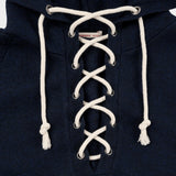 Amundsen W Boiled Hoodie Laced - Dame - Faded Navy