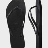 Slim Glitter II Klipklapper - Dame - Black/Black - Gumpel & Co