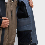 Vertical GORE-TEX Pro Skijakke - Herre - Offblack / Beige