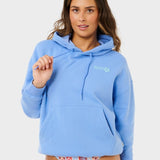 Rip Curl Surf Puff Heritage Hood P/P Hoodie - Dame - Cornflower Blue