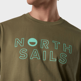 NORTH SAILS T-shirt med grafisk print - Herre - Deep Green