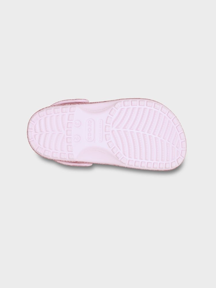 CROCS Classic Chunky Glitter Clog Crocs - Børn - Pink Milk