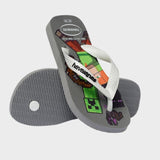 Minecraft Klipklapper - Børn - Steel grey/White - Gumpel & Co