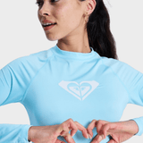 Whole Hearted Langærmet UV trøje - Dame - Tanager Turquoise - Gumpel & Co