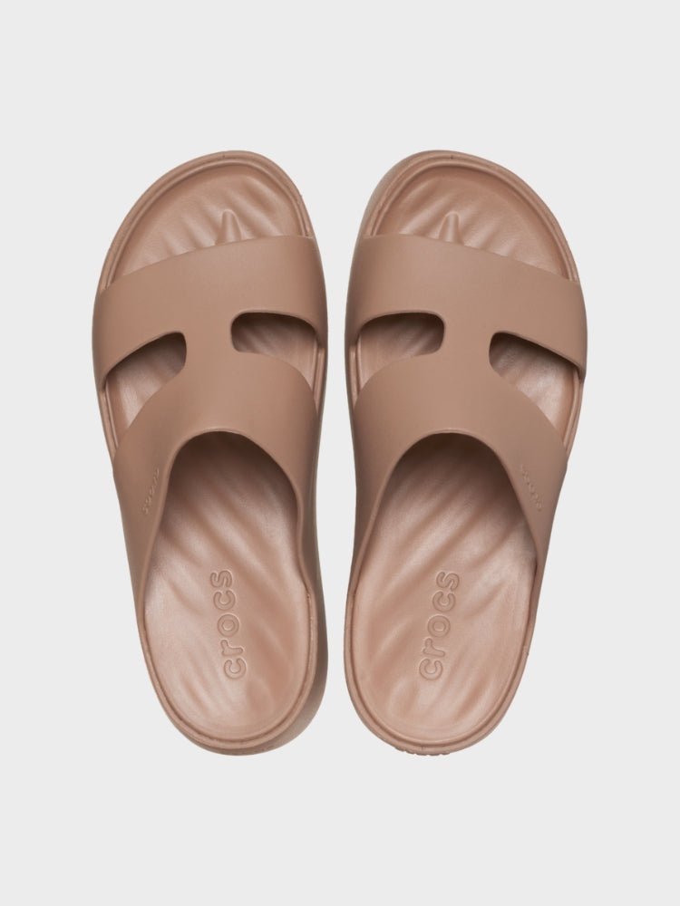 CROCS Getaway Platform H-Strap Crocs - Voksen - Latte