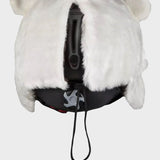 Overtræk til skihjelm - Isbjørn