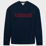 Hero's Hide Crew Neck - Herre - Faded Navy/Logo
