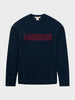 Hero's Hide Crew Neck - Herre - Faded Navy/Logo