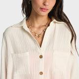 Billabong Swell Blouse Bluse Skjorte - Dame - Salt Crystal