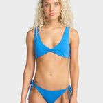 Billabong Sol Searcher Tie Side Tanga bikinitrusse - Dame - True Blue