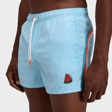 Sundek Juicy Stripe Short Length Badebukser - Herre - Lunar