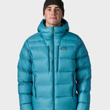 Fitz Roy Down Hoodie - Herre - Mako Blue