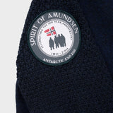 Amundsen W Boiled Hoodie Laced - Dame - Faded Navy