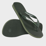 Brasil Logo Klipklapper - Unisex - Green Olive - Gumpel & Co