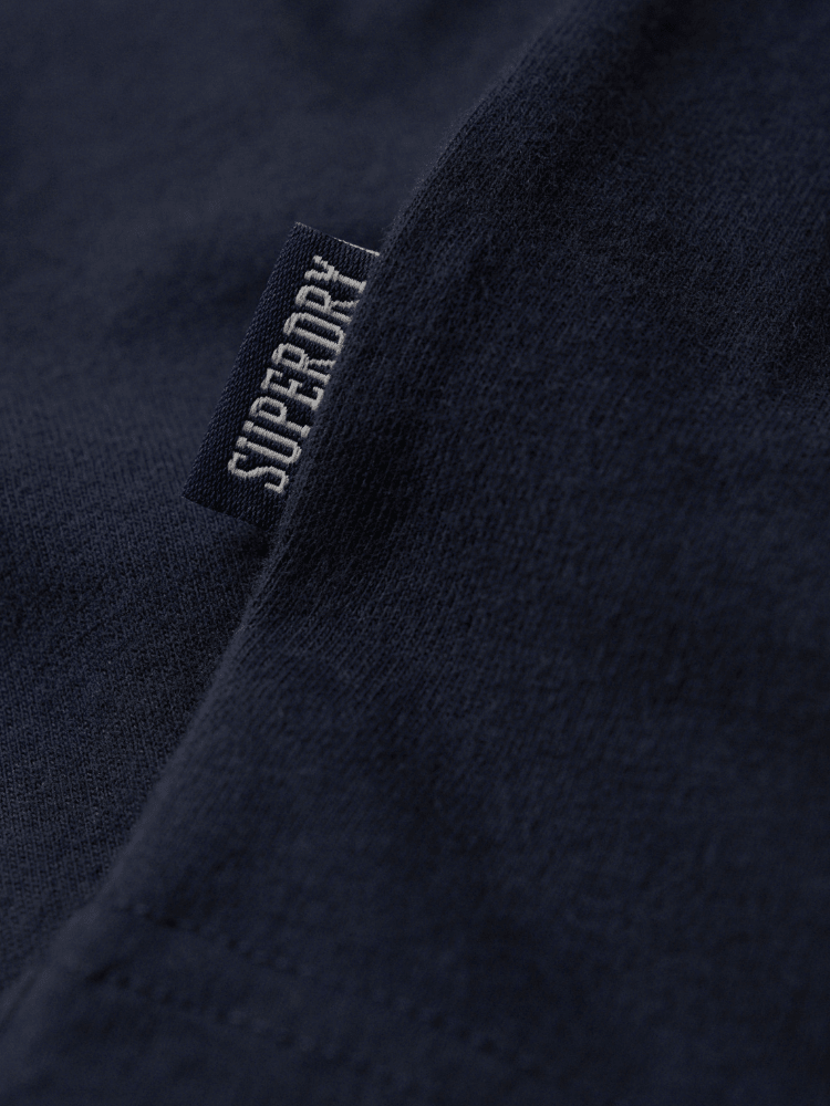 Organic Cotton Essential Logo Tshirt - Herre - Eclipse Navy - Gumpel & Co