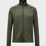 Rider Essentials Midlayer m/lynlås - Herre - Grøn / Grøn