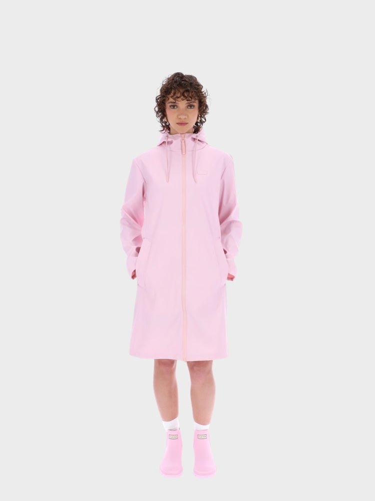 Hunter Andrea PU Rain Coat - Unisex - Parfait Pink