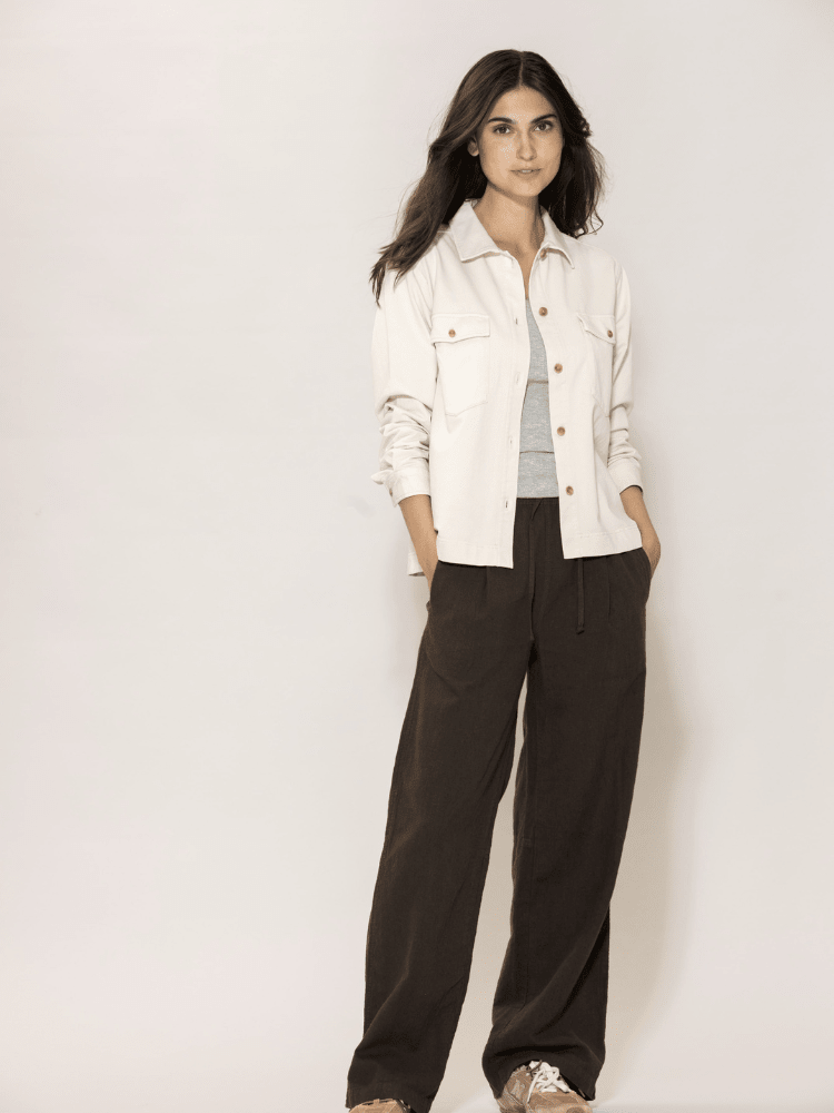 BLUE SPORTSWEAR Jannie "vintage" Shirt - Dame - Cream