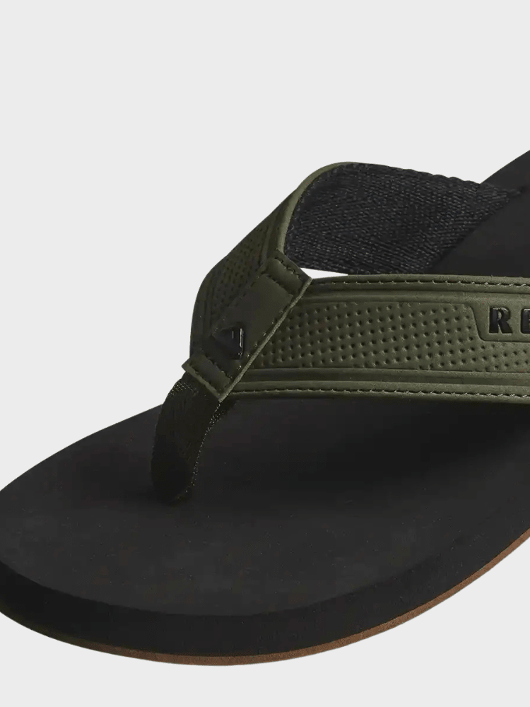 The Layback Klipklapper - Herre - Black/Olive - Gumpel & Co