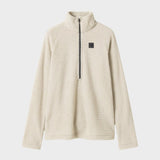 Hrannar W Zipneck Fleece - Dame - Dark Stone - Gumpel & Co