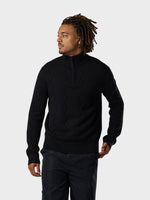 Corbyr Half Zip Strik - Herre - Black
