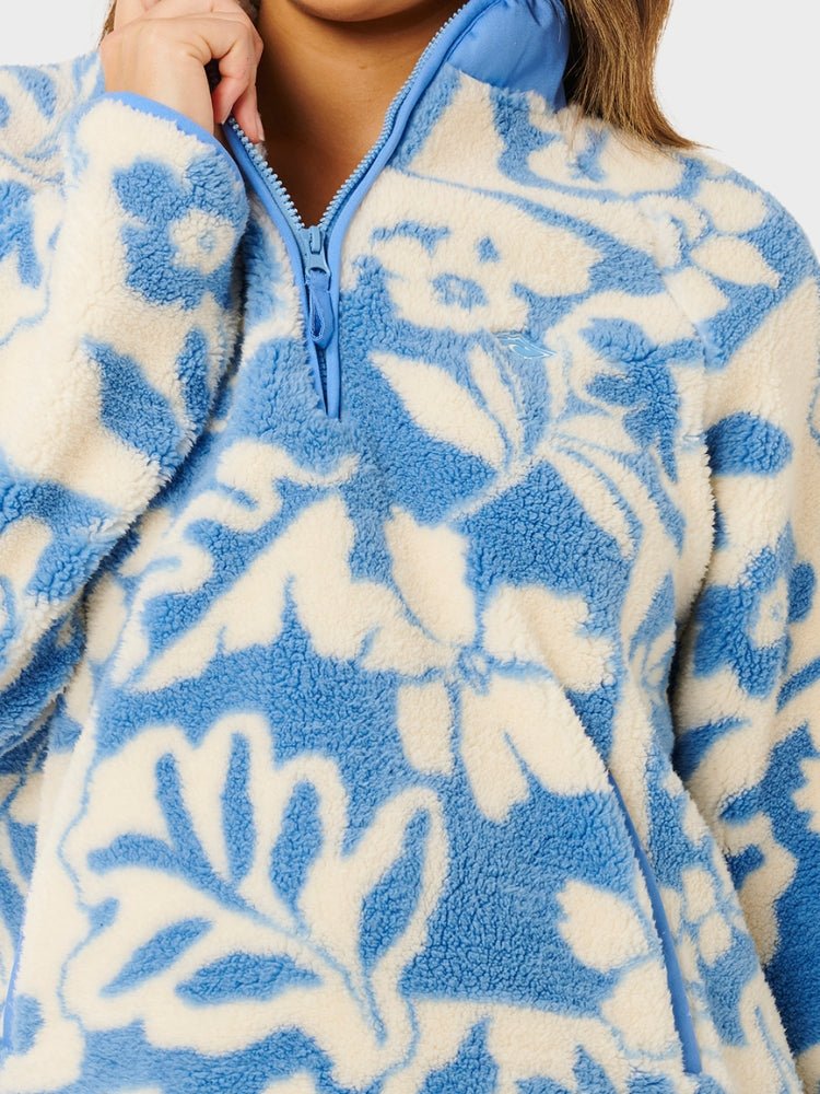 Rip Curl Party Pack Polar Fleece - Dame - Blue