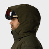 Resort Corduroy Dun Bomber Skijakke - Herre - Olive Shadow