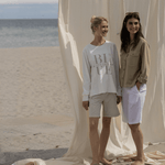 Joanna crewneck Sweat - Dame - Milk - Gumpel & Co