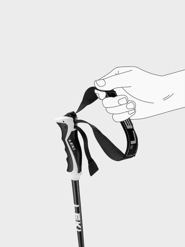 Neolite Skistav - Anthracite / Sort / Rød - Gumpel & Co